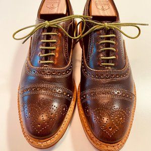 Allen Edmonds Strandmok Cap-Toe Oxford with Dainite Rubber Soles 8.5D